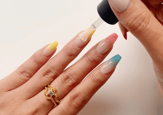 Colorful Ombre Guide - Nailster Norway