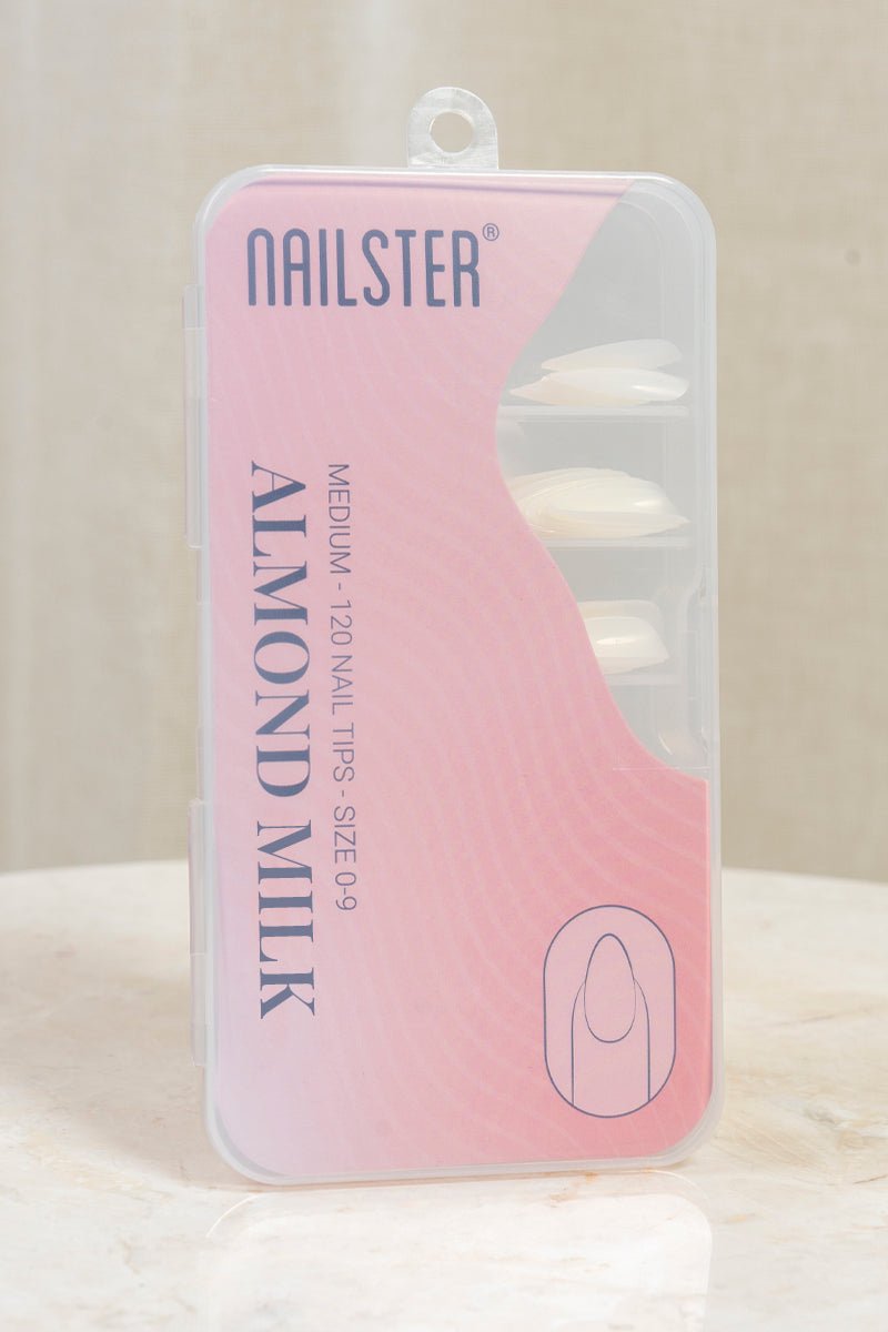 Almond Medium Milk Tipper (120 stk) | Nailster Norway