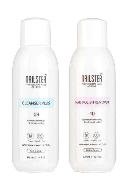 Cleanser 'n' remover-pakke | Nailster Norway