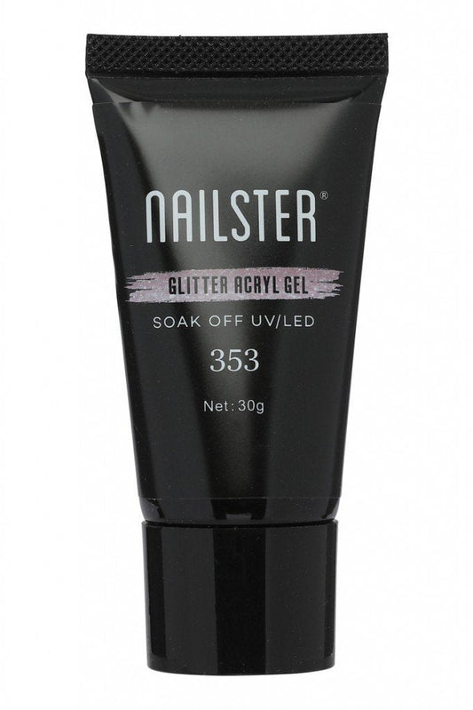 Polygel Glimmer Lilla · 353 | Nailster Norway