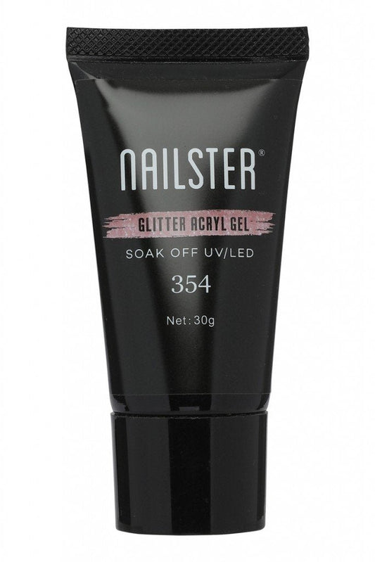 Polygel Glimmer Rosa · 354 | Nailster Norway