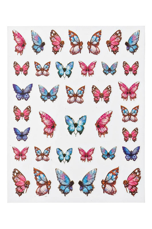 Spring Butterflies - Sticker | Nailster Norway