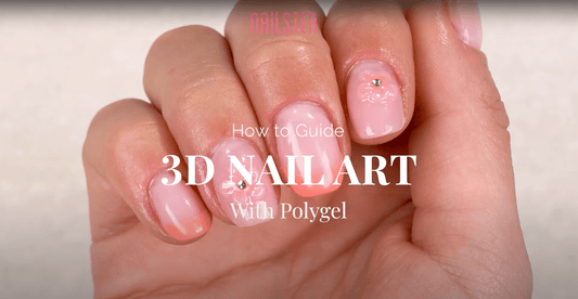 3D-Blomst med Polygel - Nailster Norway