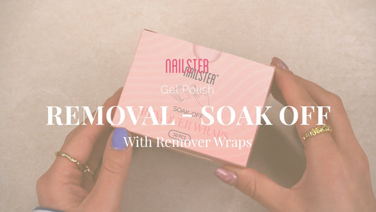 Fjerning av Gel Polish med Soak Off Remover Wraps - Nailster Norway