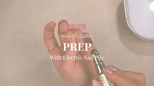 Forberedelse (prep) av naturneglene dine med Elektrisk Neglefil - Nailster Norway