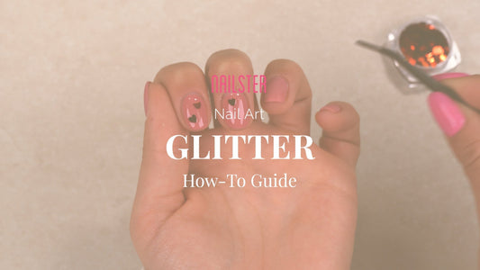 Påføring av Glitter - Nailster Norway