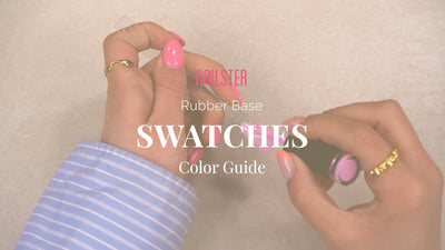 Rubber Base swatches - Nailster Norway