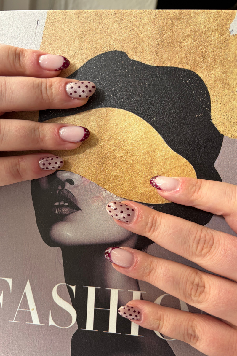Plum Polka Look