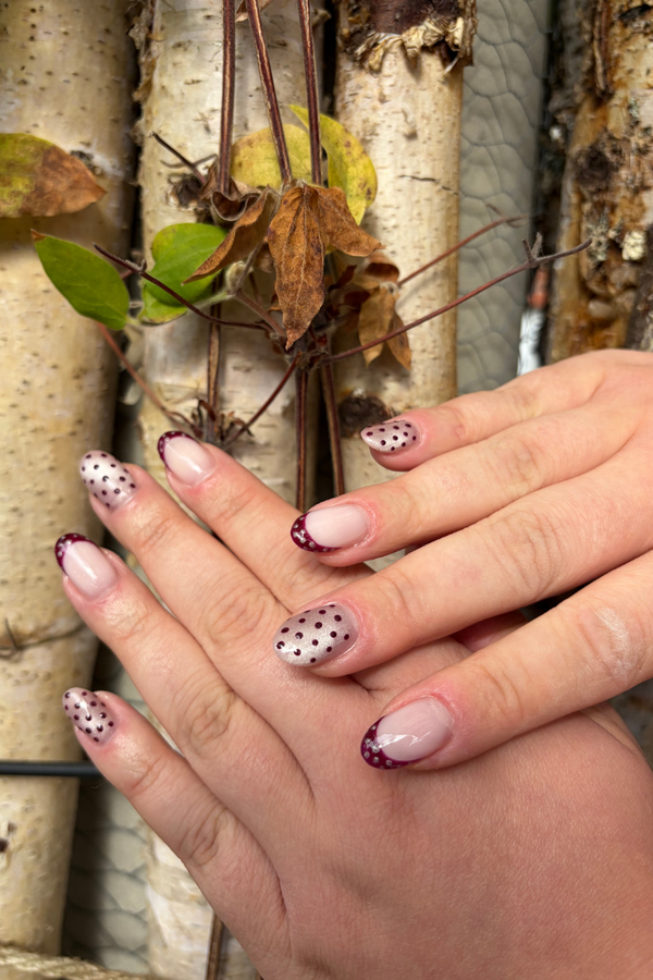 Plum Polka Look