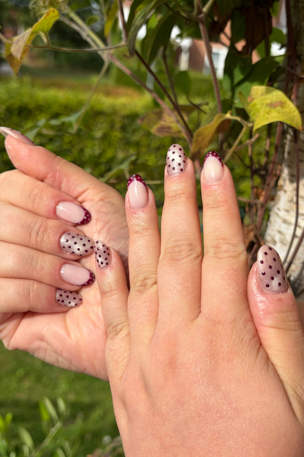 Plum Polka Look