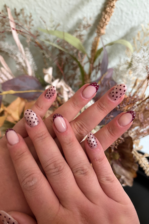 Plum Polka Look