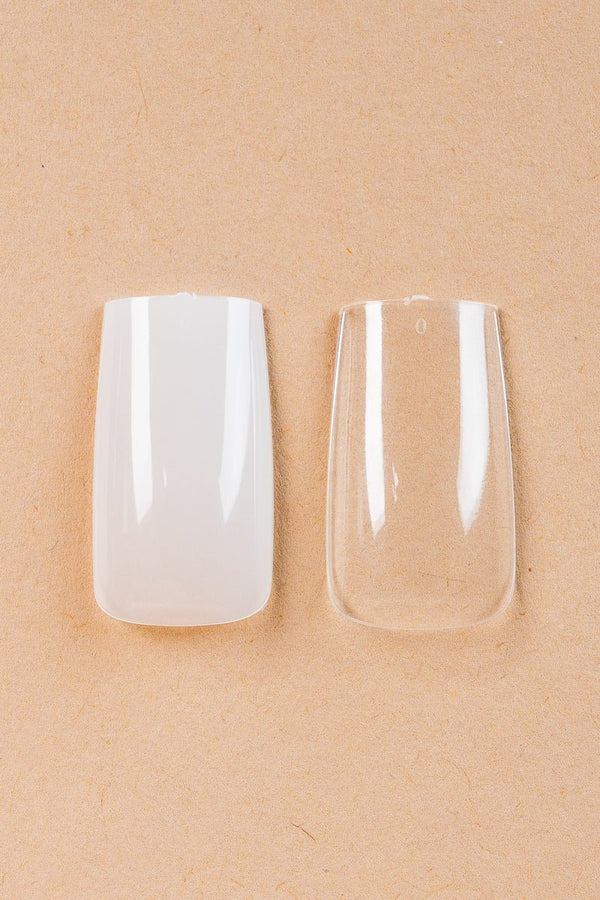 5 x Square Medium Clear Tipper