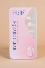 5 x Square Medium Clear Tipper
