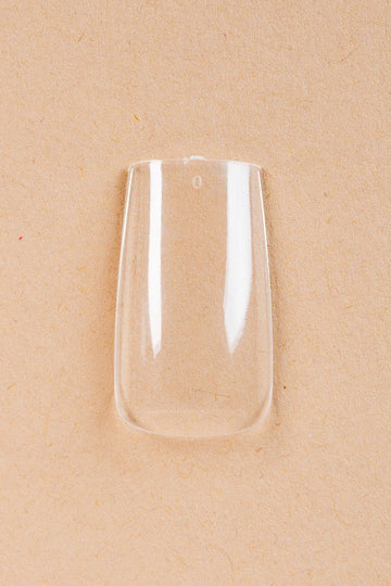 5 x Square Medium Clear Tipper