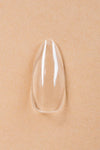 Almond Medium Clear Tipper | Nailster Denmark