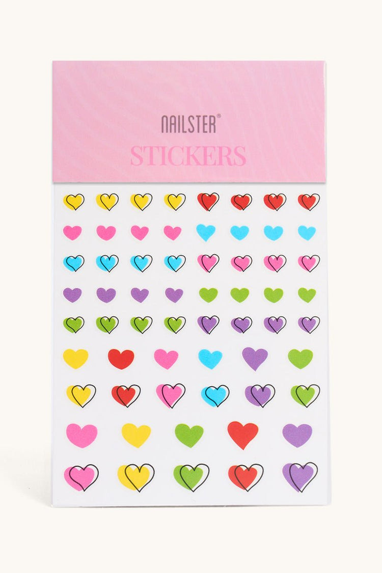 Cartoon Hearts - Sticker