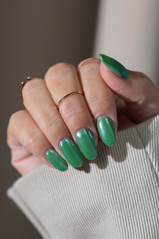 Emerald Glow Look