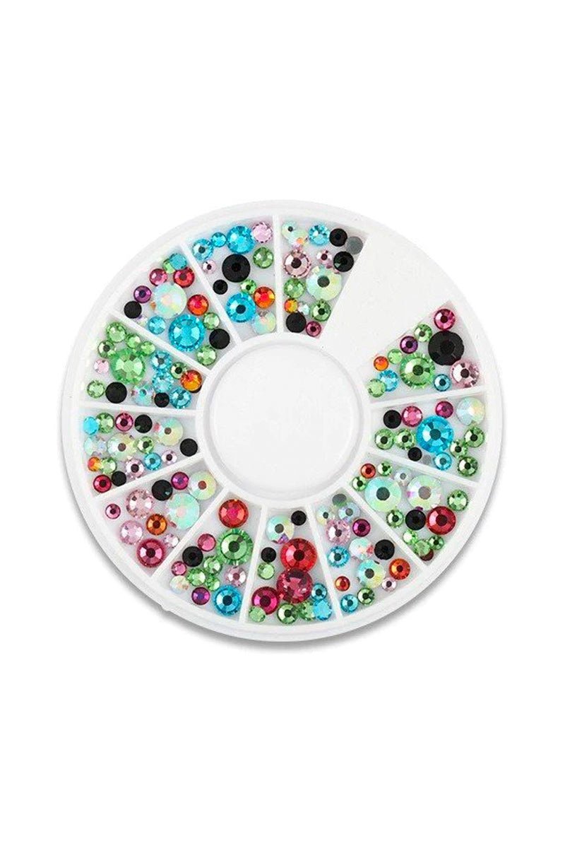 Farge Runde Rhinstein Smykkehjul