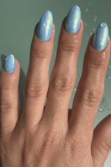 Glazed Blue Look