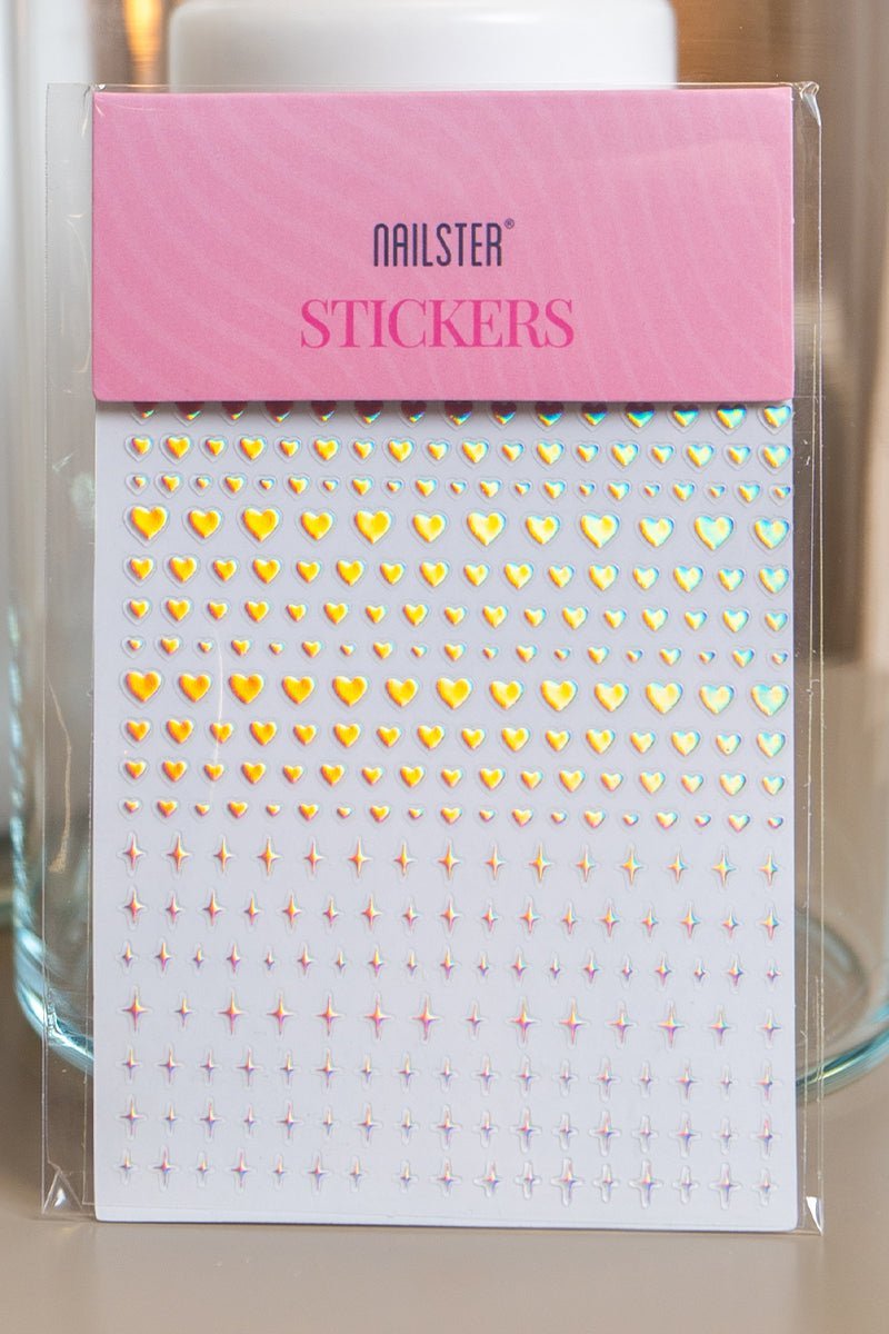 Happy Hearts Stickers | Nailster Norway