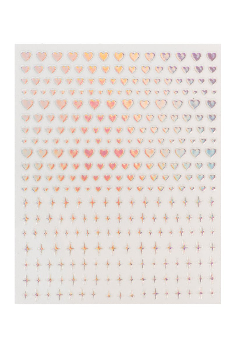 Happy Hearts Stickers | Nailster Norway