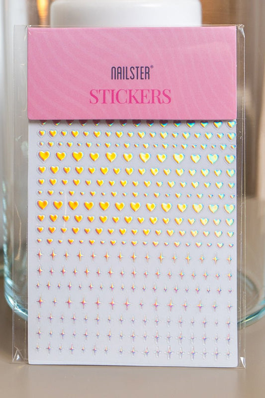 Happy Hearts Stickers | Nailster Denmark