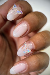 Nail Charms - Champagne Bows