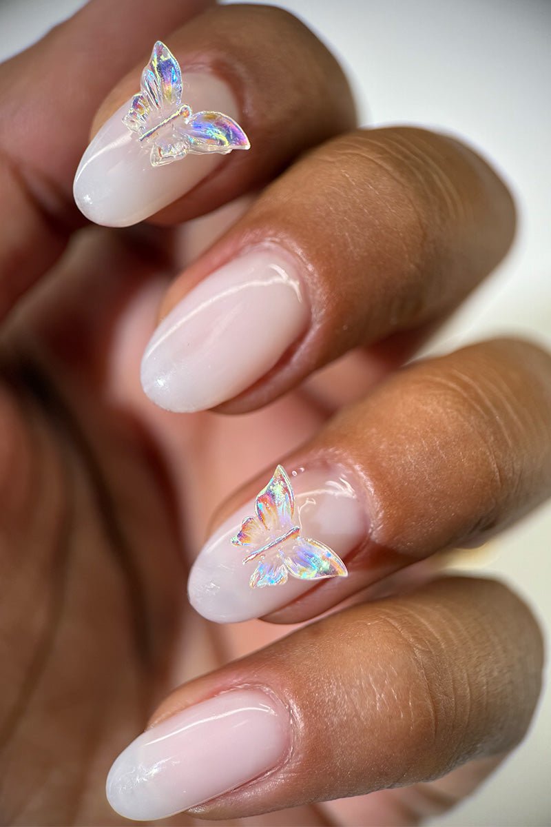 Nail Charms - Champagne Bows