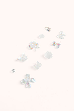 Nail Charms - Champagne Bows