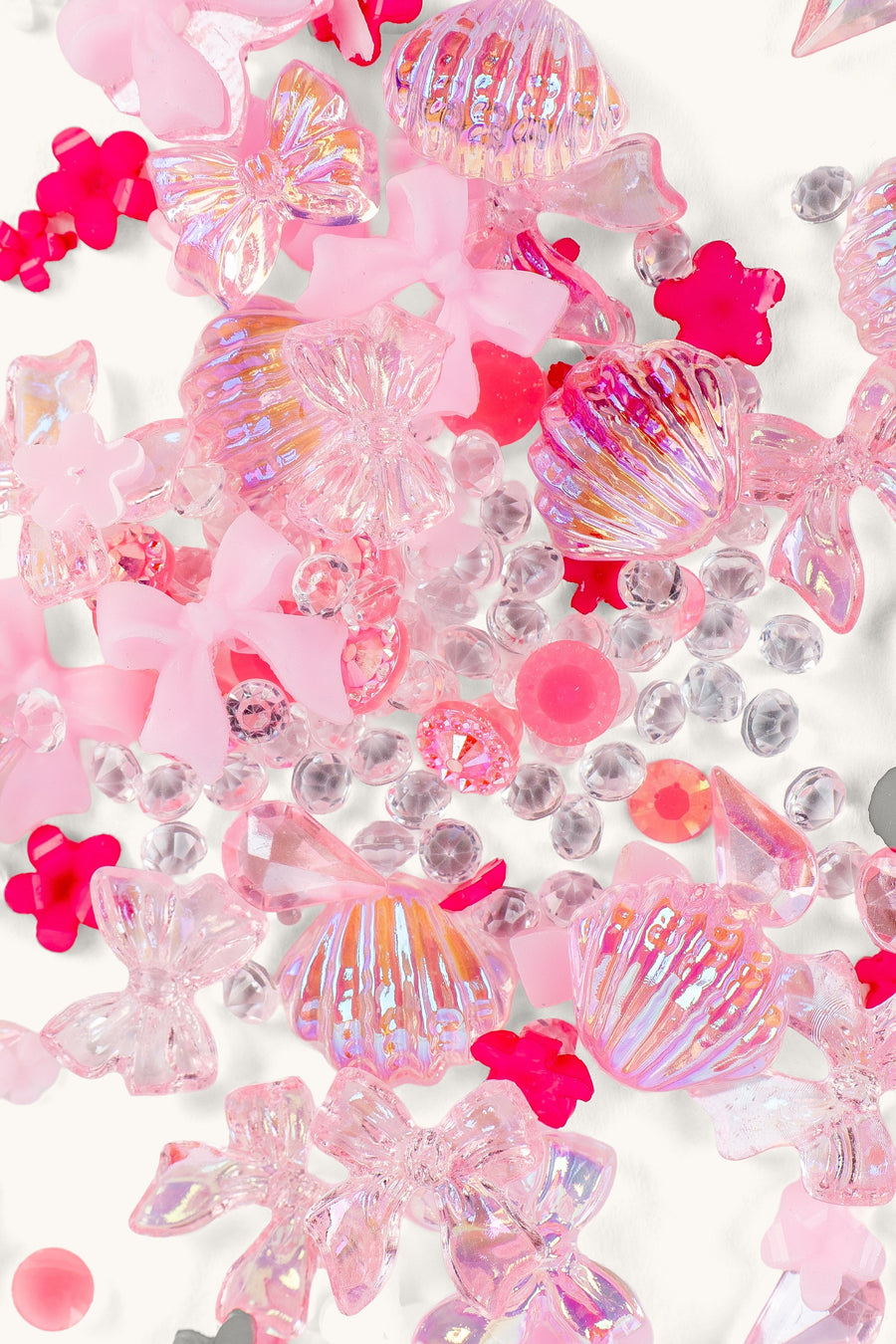 Nail Charms - Pink Bows