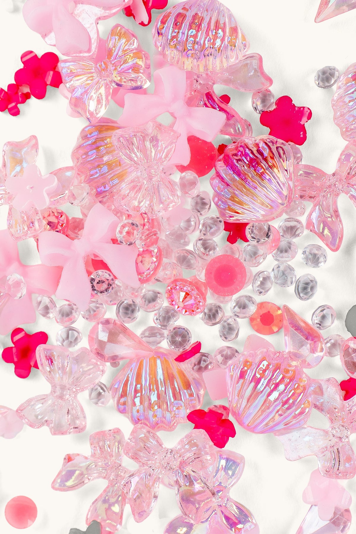 Nail Charms - Pink Bows