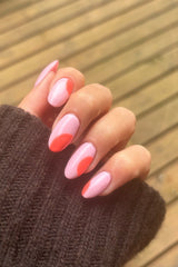 Peach Dots Look