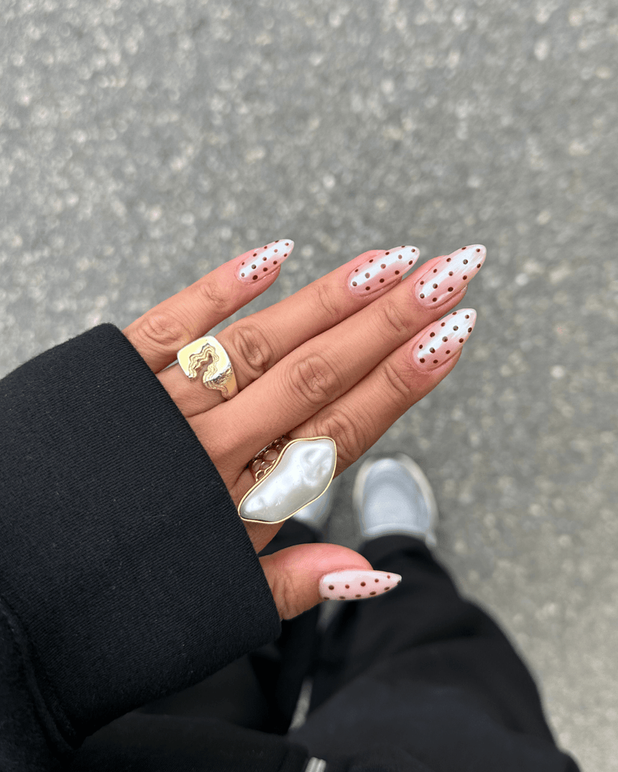 Pearl Espresso Dots