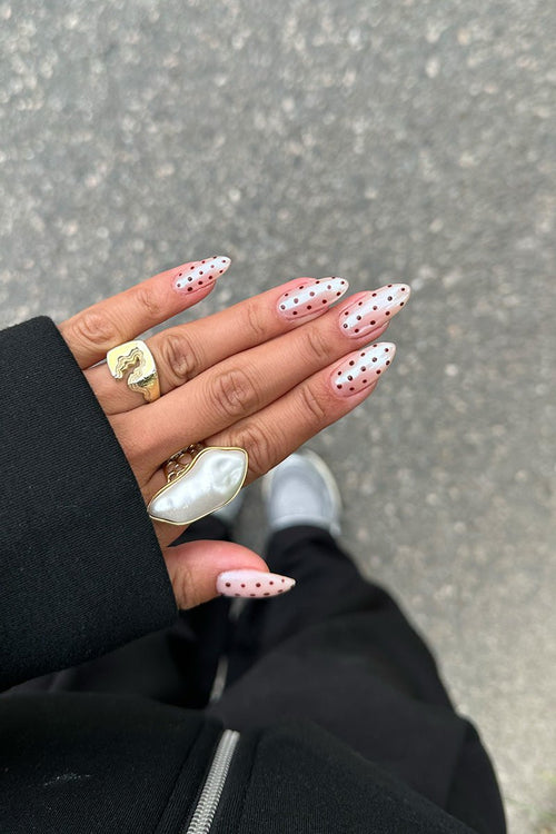 Pearl Espresso Dots