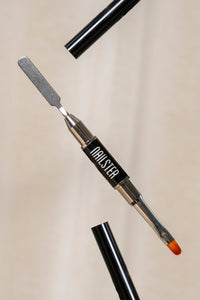 Polygelpensel med spatel