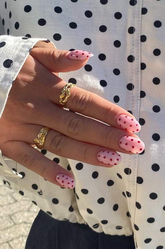 Pink Polka Look