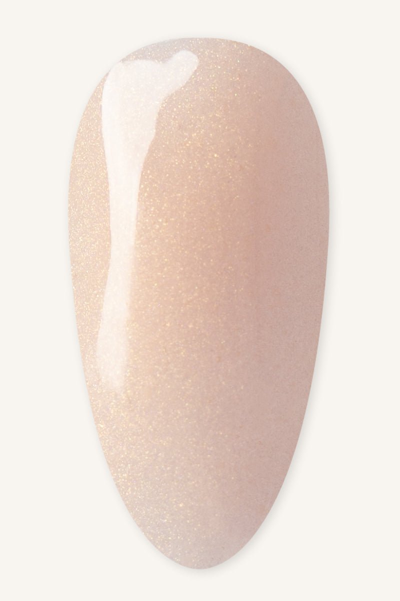 Polygel Peach Glitter · 461 | Nailster Denmark