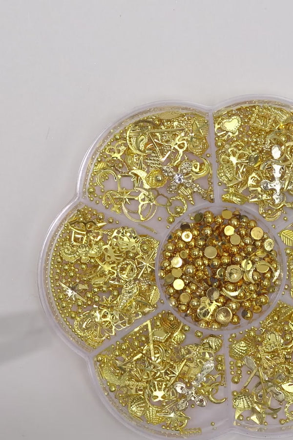 Nail Charms - Golden Treasure