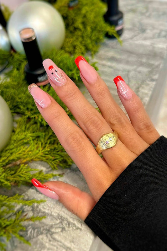 Red Nose Nails
