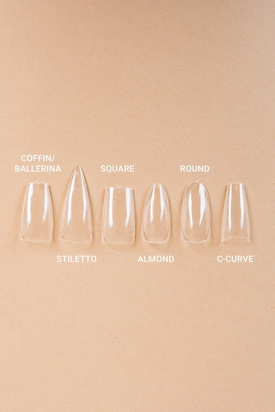 Round Medium Clear Tipper | Nailster Denmark