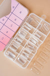 Square Medium Clear Tipper