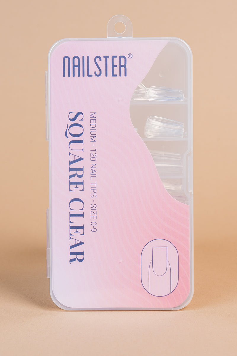 Square Medium Clear Tipper