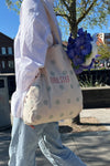 Tote Bag - Dusty Green Dots